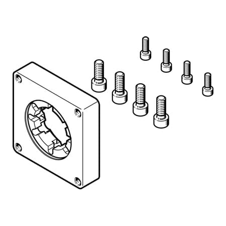 Festo Motor Flange EAMF-A-44A/B/C-67A-S1 EAMF-A-44A/B/C-67A-S1